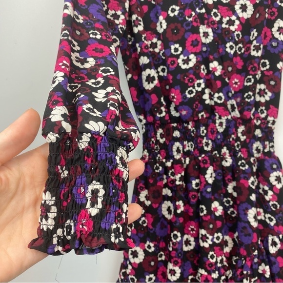 Michael MK • Floral Georgette Wrap Dress - Picture 6 of 16